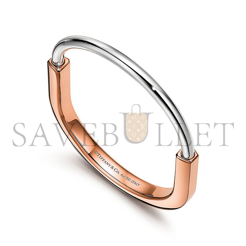 TIFFANY BRACELET ROSE GOLD AND PLATINUM GRP12331
